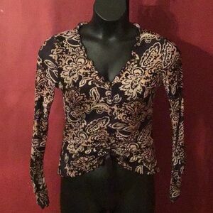 INC INTERNATIONAL CONCEPTS BOHO TOP SIZE M